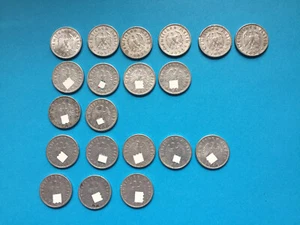 Deutsches Reich: 20 x 50 Pfennig aus den Jahren 1935, 1940,1941,1942,1943, Alu. - Bild 1 von 9