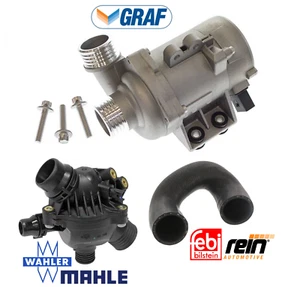 Electric Water Pump w/ Bolts Thermostat Hose Kit OE Spec for BMW X5 3.0si x30i - Picture 1 of 1