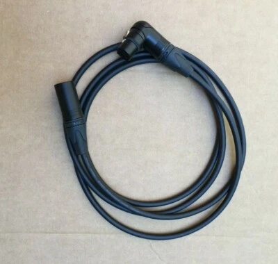 FT Mogami 2534 Neutrik Gold XLR Angle Female to XLR male balance Star Quad Cable - Image 1 of 4