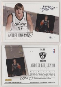 2013-14 Panini Signatures Film Blue /15 Andrei Kirilenko #85