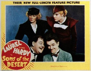Sons Of The Desert Lobby Card Top Mae Busch Dorothy Christy Old Movie Photo