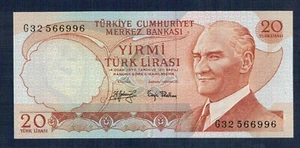 TURQUÍA - 20 Liras L1970 (1974) P.M. Nº 187a FIOR DI STAMPA - Gian 3 - Imagen 1 de 2