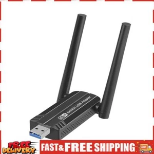 AX3008 WiFi Dongle Tri-Band 2,4G/5G/6GHz 5400Mbps USB WiFi6E Adapter Praktisch ~ - Bild 1 von 12