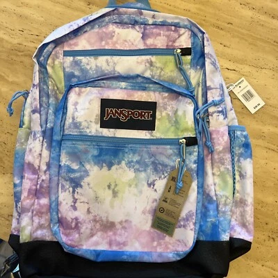 Mochila para estudiantes Jansport Cool XL pastel tie-dye se adapta a computadora portátil de 15" Foto 1 de 4