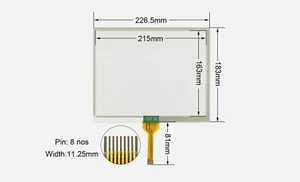 1PC Touch Panel for Gunze G104-02 G10402 Touch Screen Glass Digitizer - Afbeelding 1 van 1