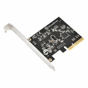 Silverstone ECU07 1 x USB-C (20Gbps) 3.2 PCI-Express Gen 3x4 Expansion Card - Picture 1 of 6