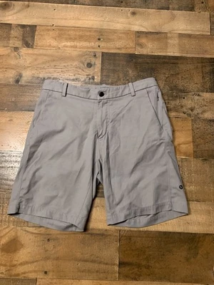 Lululemon Shorts Mens 32 Gray Commission Chino Oxford Preppy Work Trousers - Image 1 of 4