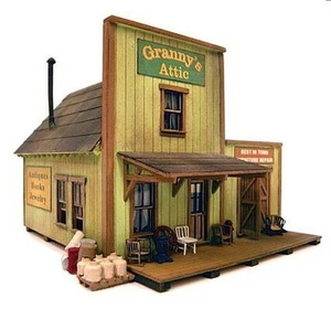 BTS (Better Than Scratch) 17309 O Scale Granny's Attic Laser-Cut Wood Kit - Picture 1 of 1