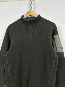 Herren Vintage Arcteryx Khaki Polartec Fleecejacke Größe M? - Bild 1 von 22