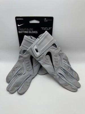 Guantes de Bateo Nike Trout Elite 2 DH6653 - M Promo - Gris Lobo/Negro - Softbol Foto 1 de 4