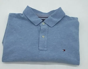 Tommy H. brand 1/4 Button Down, Short Sleeve Polo Shirt, Men's Size X-Large - Picture 1 of 6
