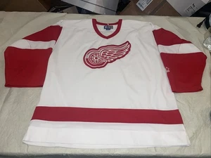 Maglia Detroit Red Wings starter NHL uomo XL pulita cucita crest bianca vintage - Foto 1 di 6