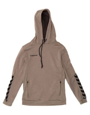 Sudadera con capucha gráfica para mujer HUMMEL UK 6 XS gris poliéster DB32 Foto 1 de 3