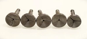 Boley Vintage Watchmakers Precision Lathe 8mm step chucks set of five - Imagen 1 de 6