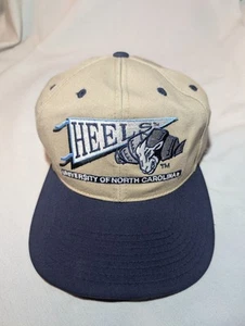 Vintage University of North Carolina UNC Tarheels Hat Cap Snapback Signatures - Picture 1 of 7