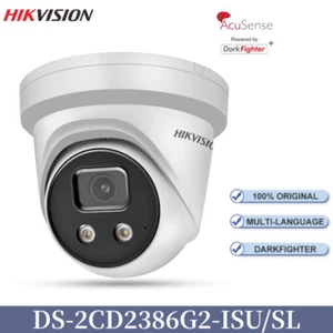 Hikvision 4K Mic Speaker 8MP AcuSense DarkFighter DS-2CD2386G2-ISU/SL PoE Camera - Picture 1 of 13