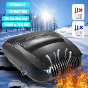 Car Air Conditioner Heater 12V Electric Heating Fan Defogger Defroster Demister - Picture 1 of 18