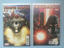 Iron Man 2.0 # 7.1 and 9 Marvel Comics VF-NM 2011