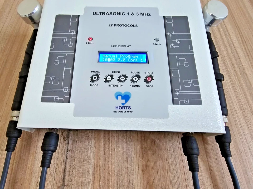 Nueva máquina terapéutica para aliviar el dolor físico terapia de ultrasonido de 1 Mhz y 3 Mhz Foto 1 de 4