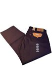 Levi’s button fly 501 men’s jeans Eggplant Size 42/30 straight leg NWT classic