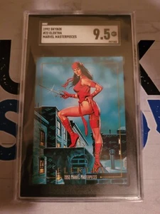 1992 Skybox Marvel Masterpieces #22 Elektra SGC 9.5 - Picture 1 of 1