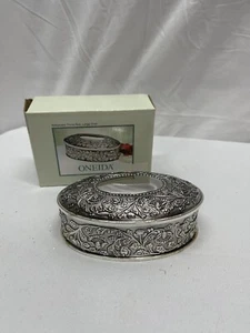 Oneida Blumenbox Andenken, groß oval - Bild 1 von 3
