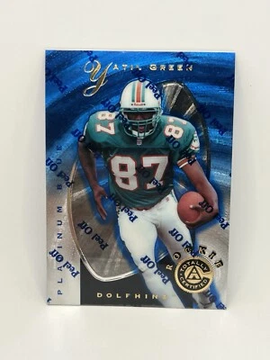 1997 Pinnacle Totally Certified - Platinum Blue #136 Yatil Green /2499 (RC) - Image 1 of 2