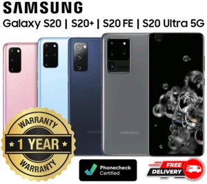 Samsung Galaxy S20 S20+ S20 FE S20 Ultra 5G - Unlocked Verizon T-Mobile AT&T - - Picture 1 of 25