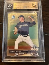 #1/1 Brendan Murphy Superfractor 2017 Bowman Chrome Draft BGS 9.5 Gem Mint