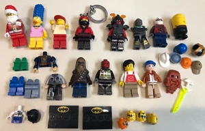 LEGO bulk lot MINIFIGURES MINIFIG complete & parts STAR WARS BATMAN NINJAGO CITY - Picture 1 of 9