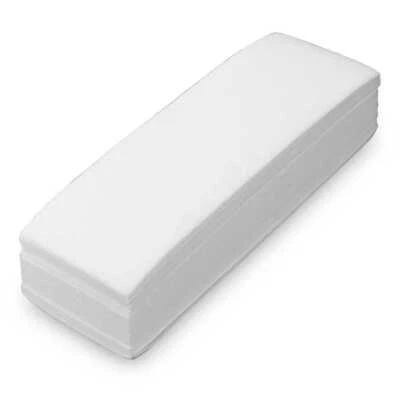 100 Bandes de Cire d Epilation Cheveux non Tissees pour le Corps et Visage Blanc - Image 1 of 4