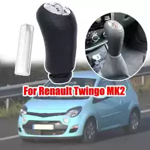 Set For Renault TWINGO MK2 07-2014 Leather Gear Knob Gaiter Shift Stick Adapter - Picture 1 of 5