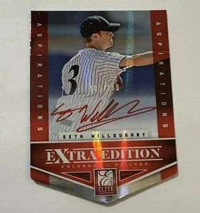 Seth Willoughby 2012 Elite Extra Edition AUTO Aspirations /100 #180 - Colorado - Picture 1 of 2