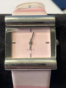 Women Fashion Wristwatch Pink Band Watch Quartz Analog Casual New Battery - Picture 1 of 7