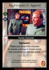 Babylon 5 CCG-nightwatch agent/the shadows
