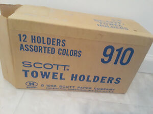 Vintage 12 Scott Towels Plastic PAPER TOWEL HOLDER Kitchen