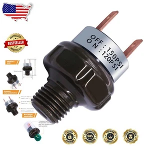 Interruptor de presión versátil de 12V/24V CC - 120-150 PSI con contactos de acero inoxidable - Imagen 1 de 7