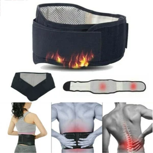 Cinturón de soporte lumbar magnético para alivio del dolor para ciática/discos deslizantes - Imagen 1 de 12