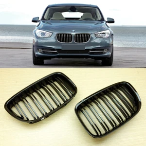 Gloss Black For BMW 5-Seires F07 GT Gran Turism M Type Front Kidney Grille - Picture 1 of 5