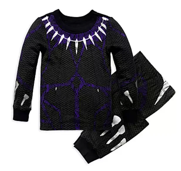 NUEVO Pijama Disfraz Pantera Negra PJ Pal Disney Store Talla 5 Nuevo Con Etiquetas Foto 1 de 4