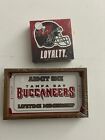 Tampa Bay Buccaneers Ticket Sign And Loyalty Sign Man Cave Home Decor NEW!