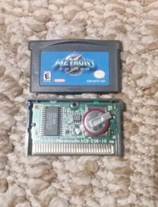 Metroid Fusion (Game Boy Advance GBA, 2002) Tested Working Authentic Copy Red Ba - Picture 1 of 11