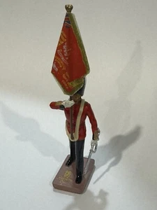 W. Britain 43050  Metal Figure Scots Guard Colour Bearer Queen’s Color - Picture 1 of 11