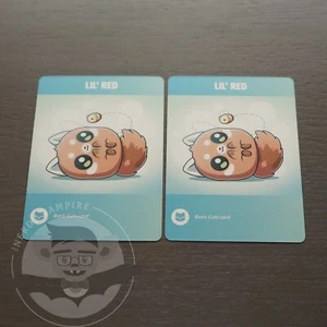 Tic Tac K.O. Cute vs Evil | 2 Cute Lil’ Red Cards | Official Replacement Pieces - Picture 1 of 6