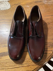 NEW! Bostonian Crown Windsor Men’s Dress Shoes 9 B/AA Plain Toe - Burgandy - Picture 1 of 11