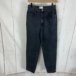 Vintage  90s CK Calvin Klein USA Made Women’s 8 Black Wash Straight Leg Cotton - Picture 1 of 9