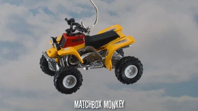 Yamaha Banshee 350 ATV 4x4 Polaris Honda Christmas Tree Ornament 1/32 Quad - Image 1 of 4