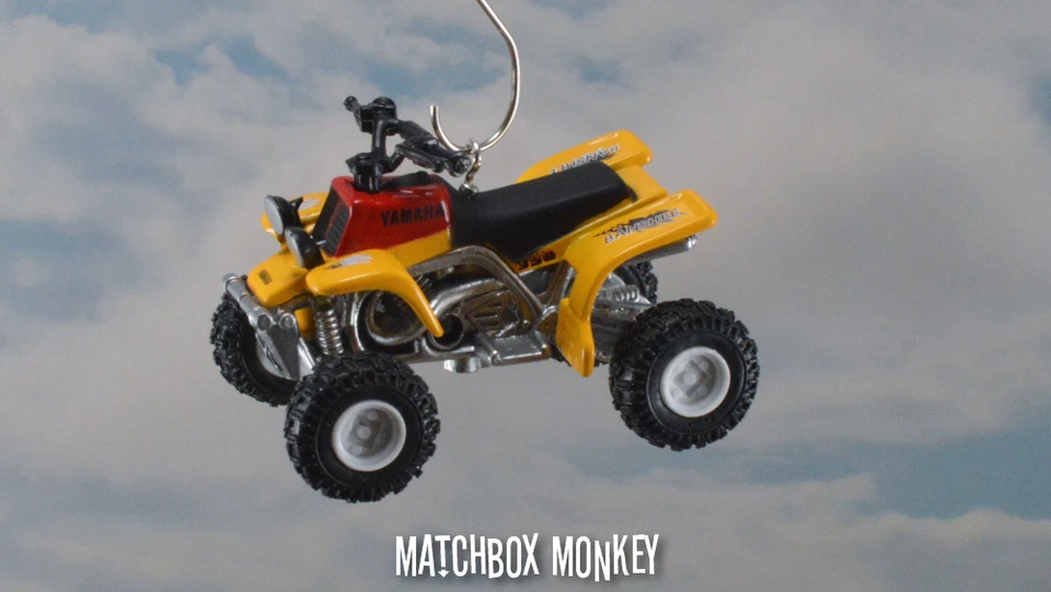 Yamaha Banshee 350 ATV 4x4 Polaris Honda Christmas Tree Ornament 1/32 Quad - Image 1 of 4