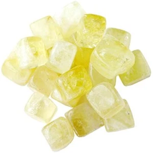 Natural Citrine Crystal Tumbled Stones 0.78" Cube Quartz for Chakra Reiki 0.4lb - Picture 1 of 7