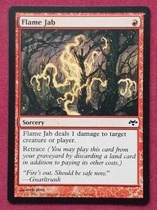 Magic The Gathering EVENTIDE FLAME JAB red card MTG - Picture 1 of 2